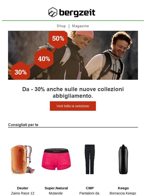 🔴 Da -30% anche sulle novità!