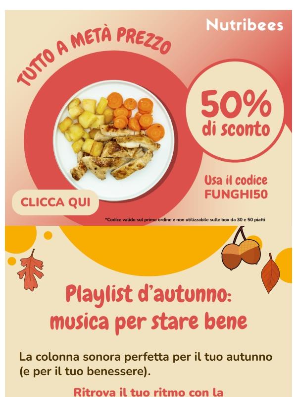 -50%: musica per le tue orecchie🎧