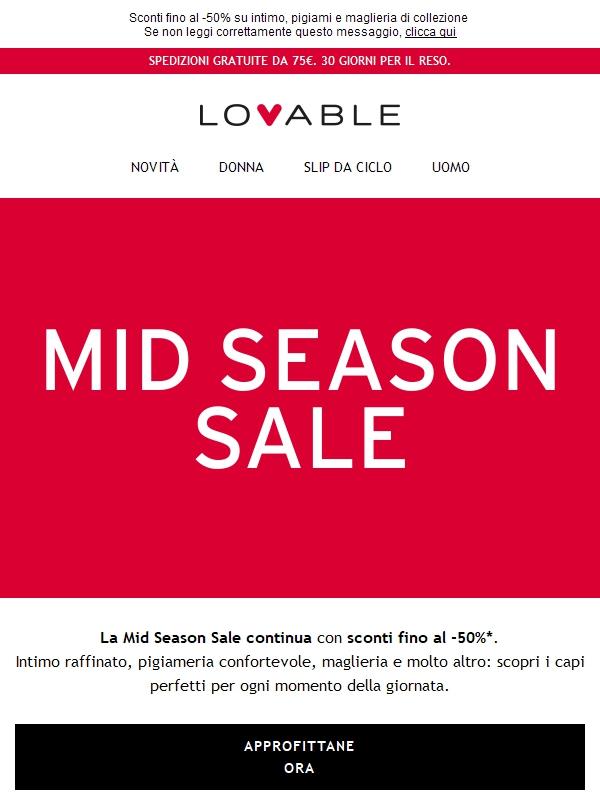 La Mid Season Sale continua! 😍