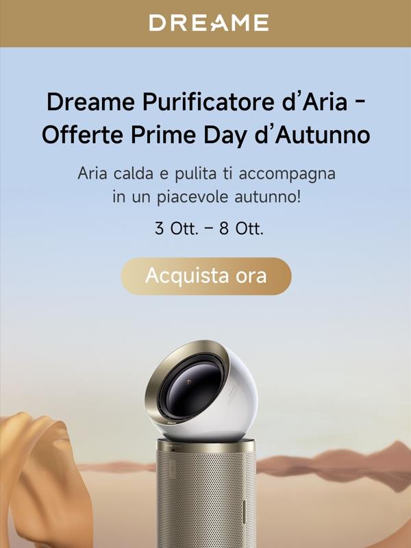 👉 Offerte Prime Day d’autunno sui purificatori d’aria Dreame!