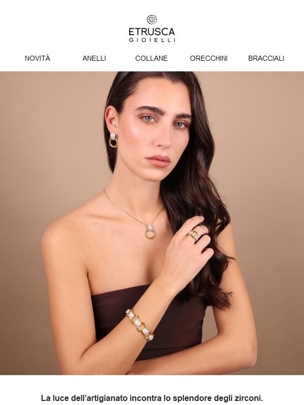 Il fascino della lavorazione a mano, illuminato dagli zirconi💎