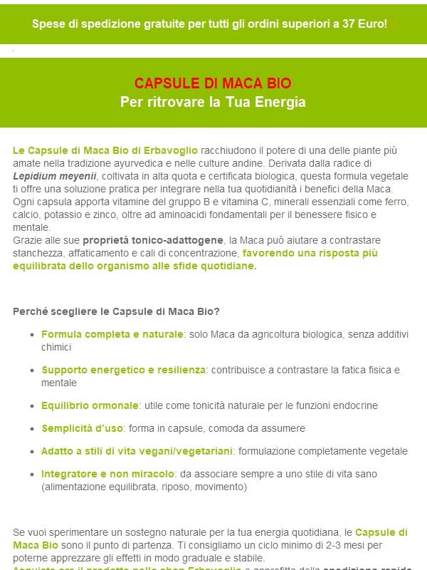 Ritrova la Tua Energia con le nostre Capsule di Maca Bio 🌿