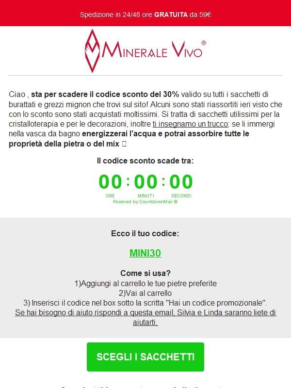 Meno di 24 alla fine dello sconto del 30% ⏱