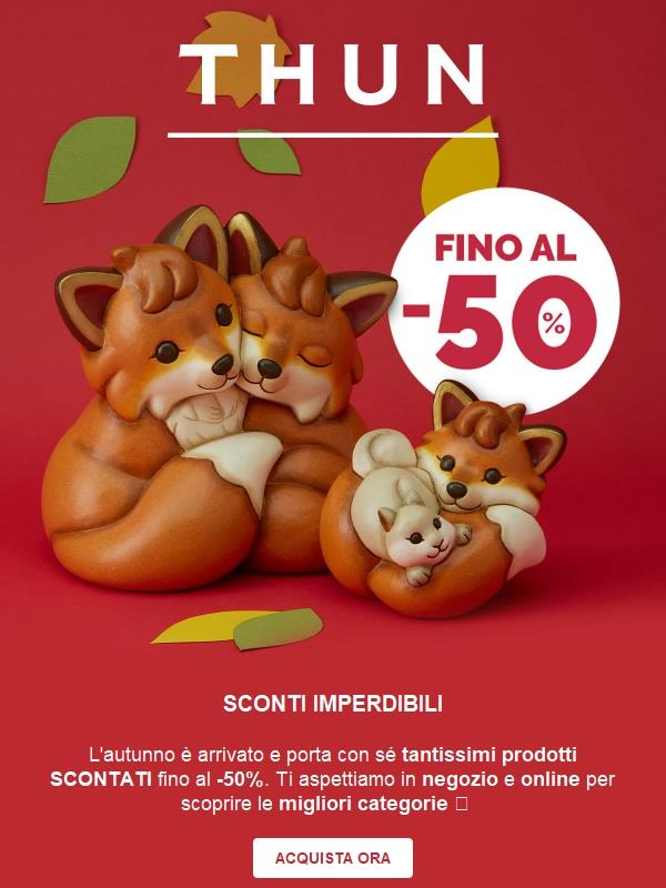 Gli SCONTI continuano: fino al -50% 💖