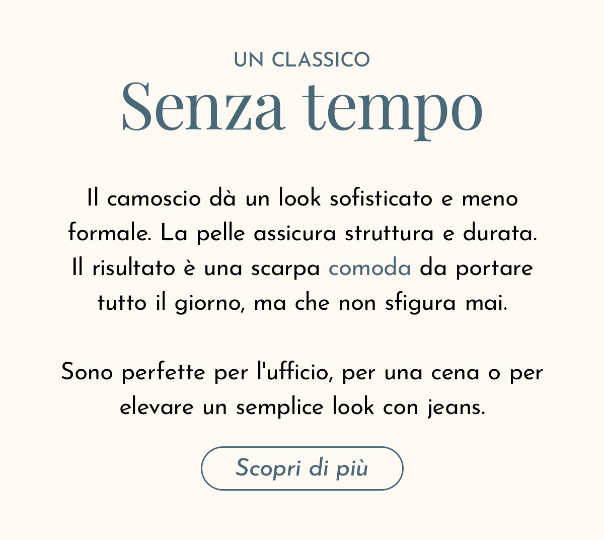 Il nostro stivaletto