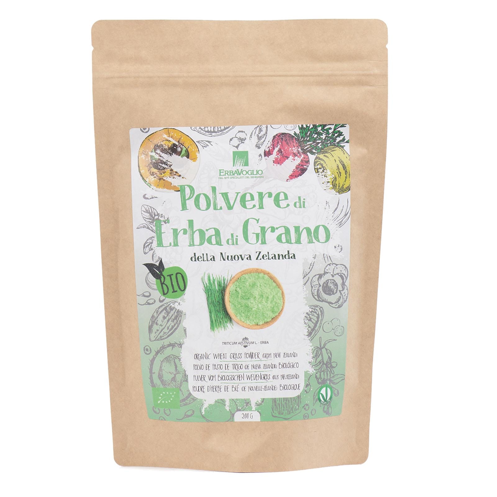 Image of Polvere di Erba di Grano Nuova Zelanda Bio