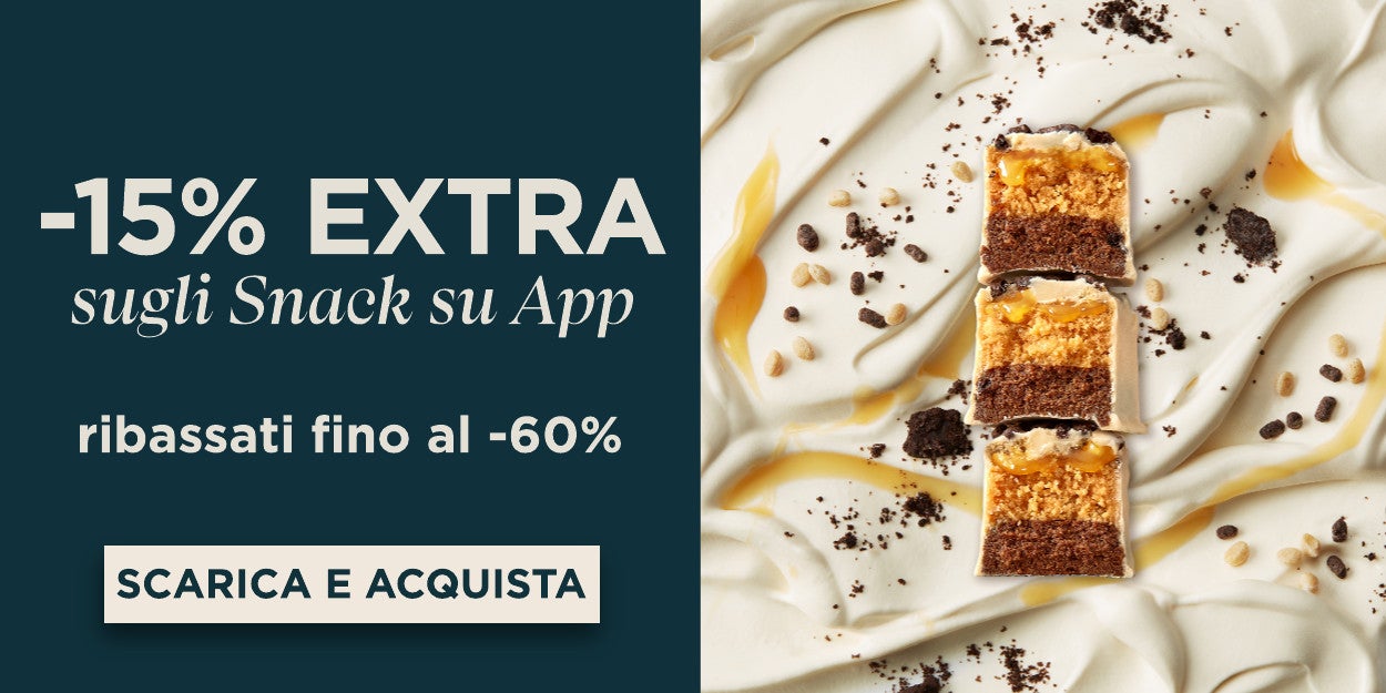 15% extra snack