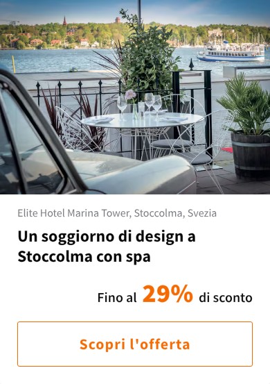 Un soggiorno di design a Stoccolma con spa
