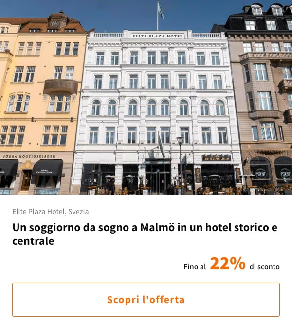 Un soggiorno da sogno a Malmö in un hotel storico e centrale