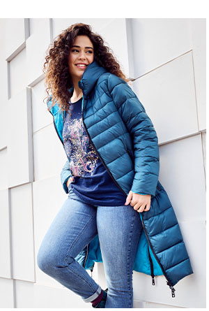 Cappotto trapuntato double face