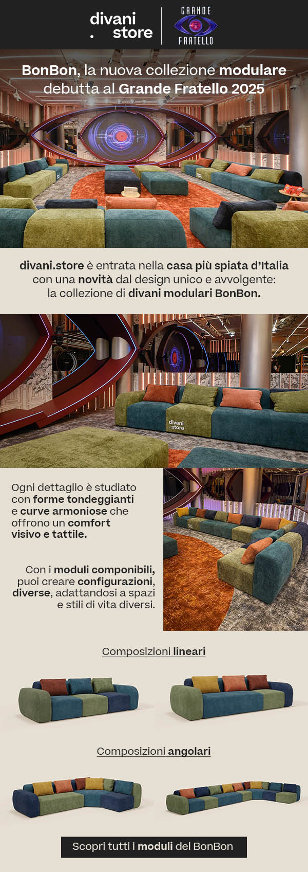 Grande Fratelo x Divani.store