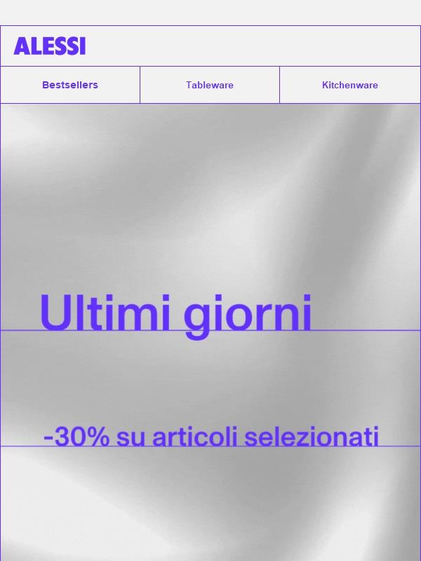 Special Sale: -30% solo fino a domenica