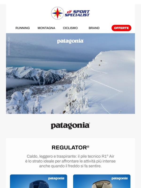 Nuova collezione Patagonia R1 🏔️