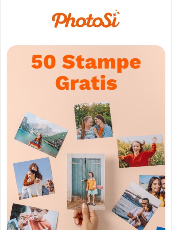 Ultime ore ⏳ 50 Stampe gratis