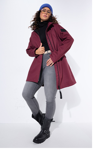 Giacca HYPRAR di softshell idrorepellente con cappuccio