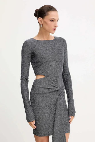 Vestito Elegante Con Dettaglio / Grigio