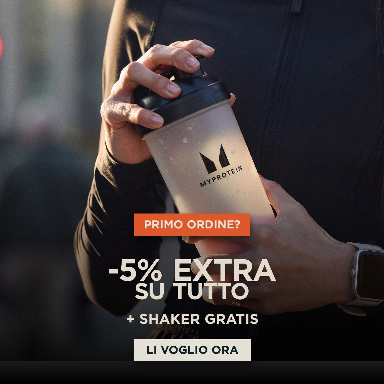 5% Extra + shaker