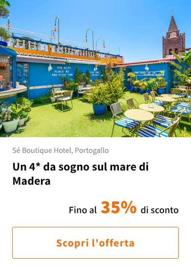 Un 4* da sogno sul mare di Madera