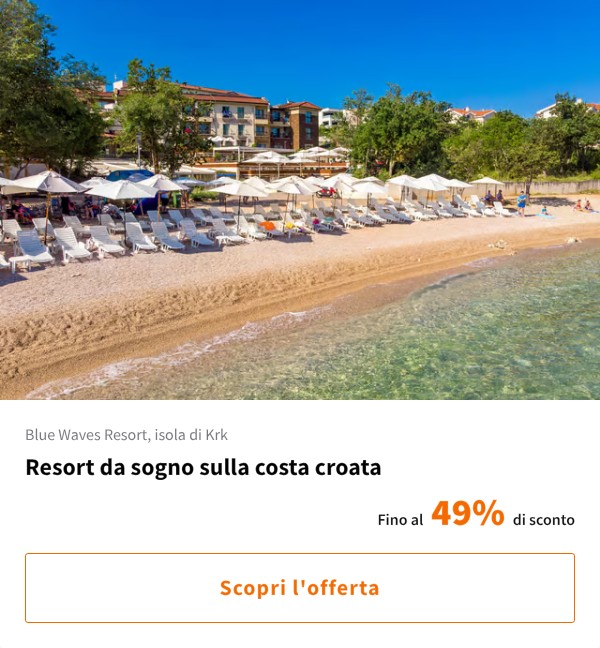 Resort da sogno sulla costa croata