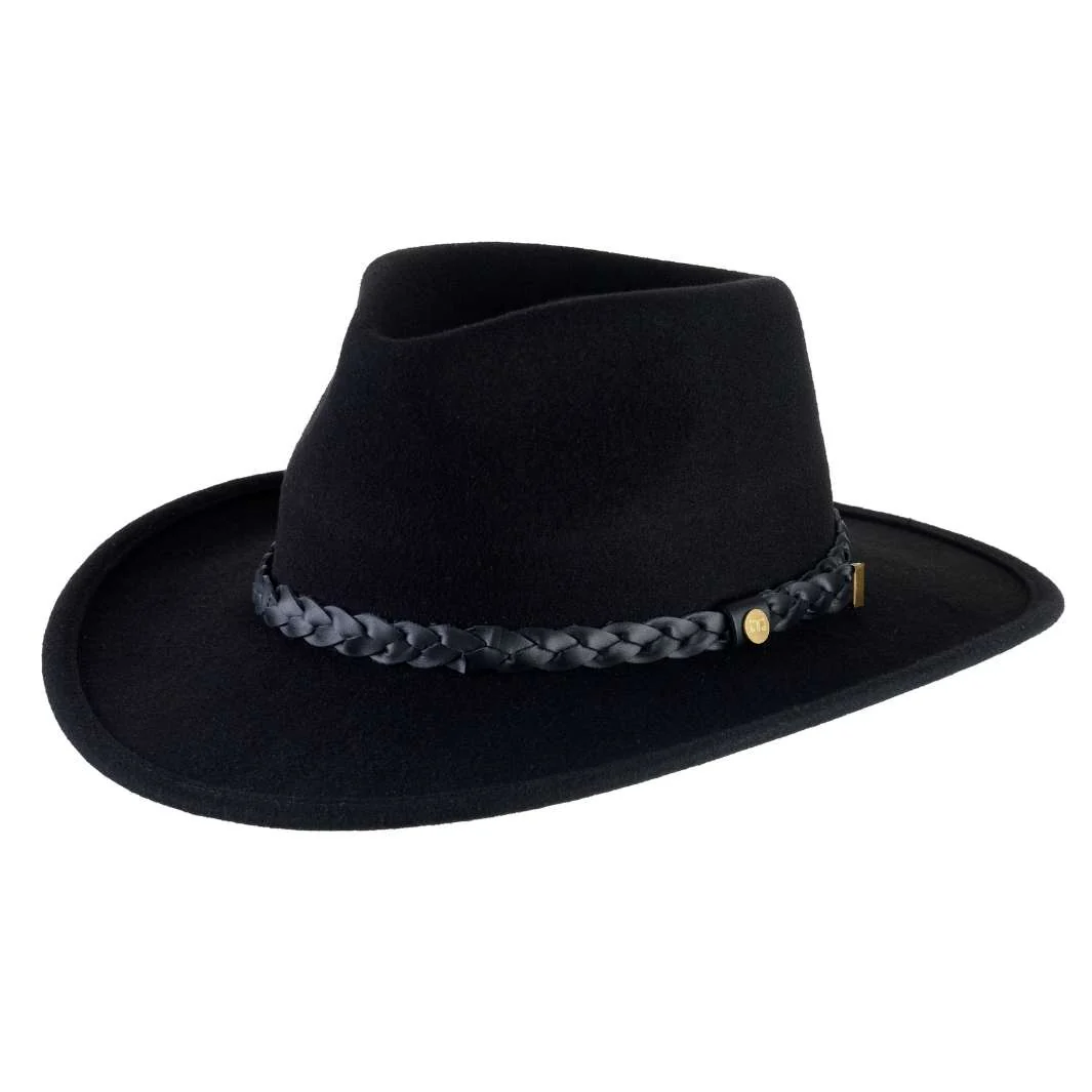 Cappello Fedora Australiano Primario Nesti Antipioggia Nero