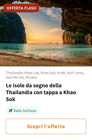 Le isole da sogno della Thailandia con tappa a Khao Sok