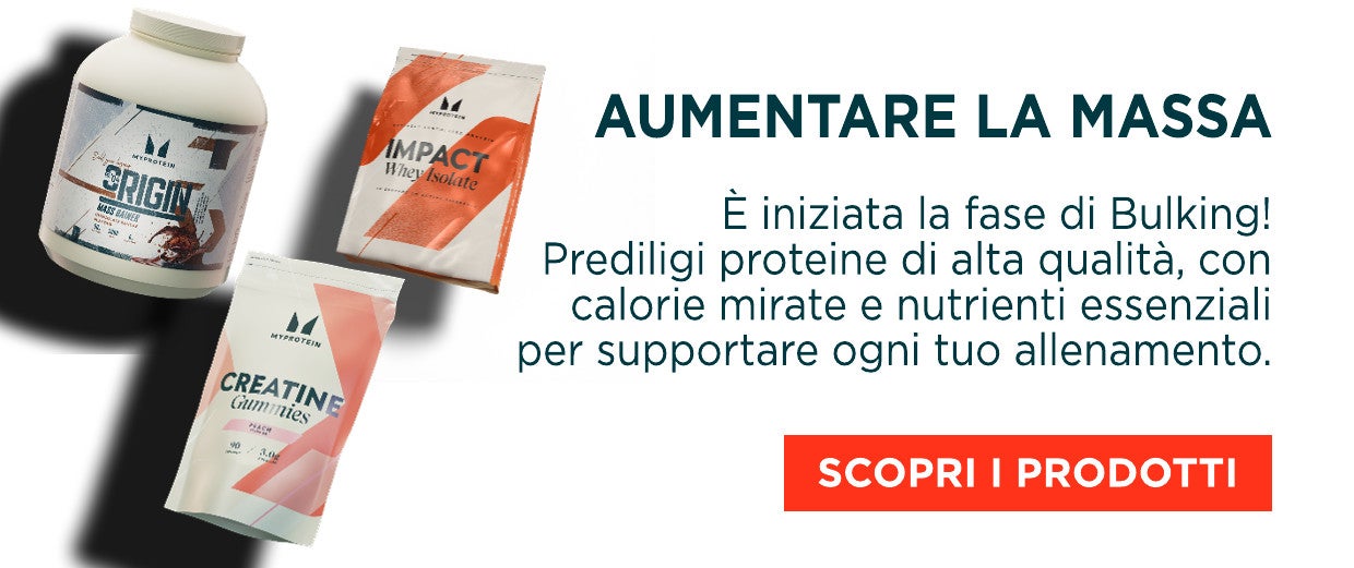 aumentare la massa