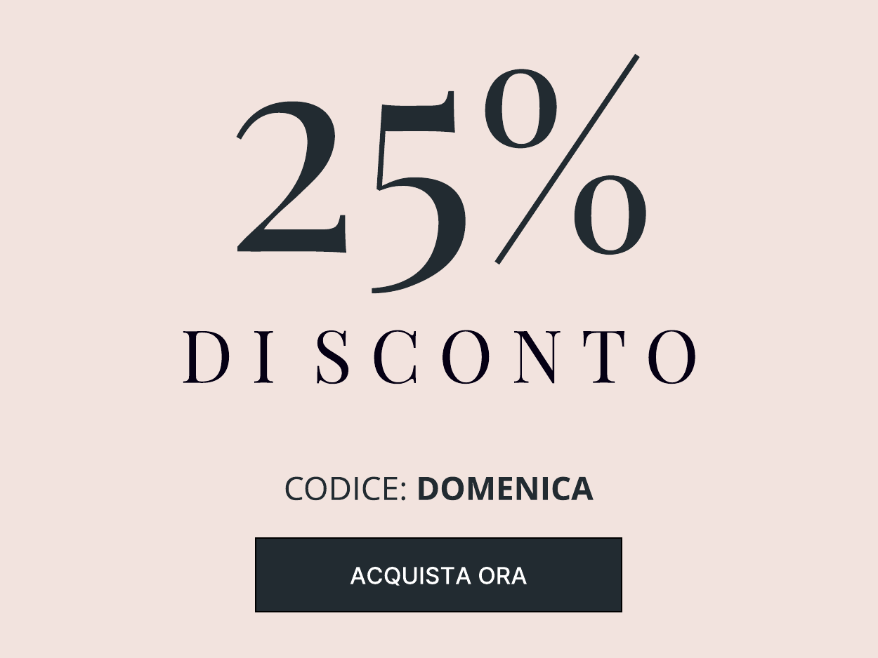 25 per cento di sconto 