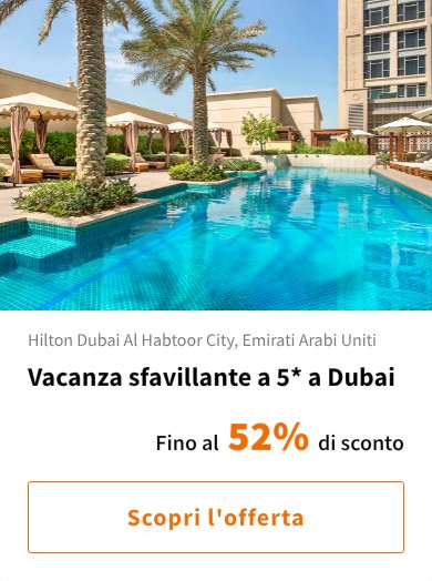 Vacanza sfavillante a 5* a Dubai