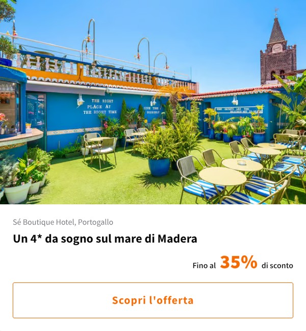 Un 4* da sogno sul mare di Madera
