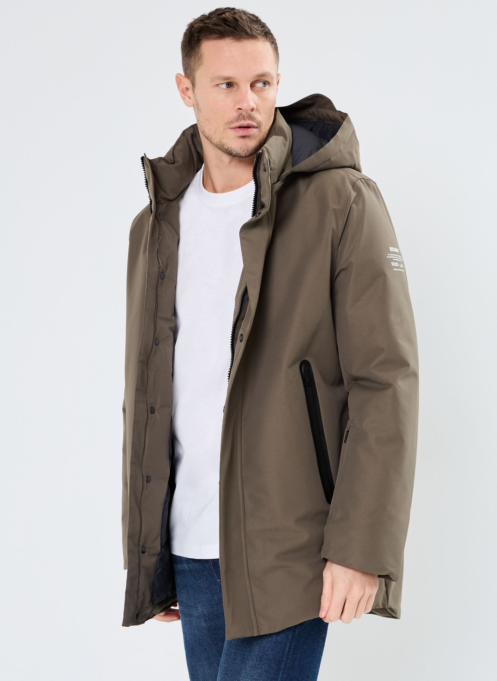 Ecoalf Parkas PARKOALF JACKET MAN uomo marrone