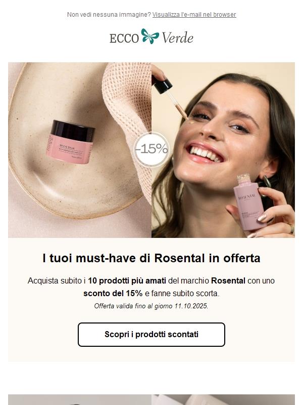 I 10 prodotti top di Rosental in sconto!