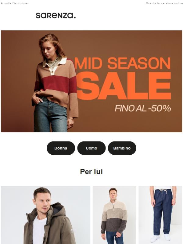 Fino al -50%: la selezione per tutta la famiglia 👪