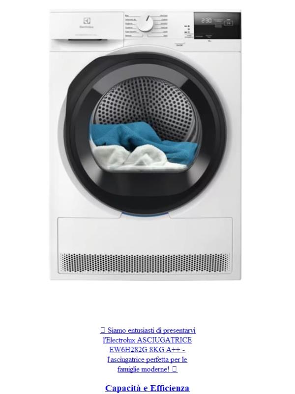 🌟 Scopri la nuova asciugatrice Electrolux! 🌟