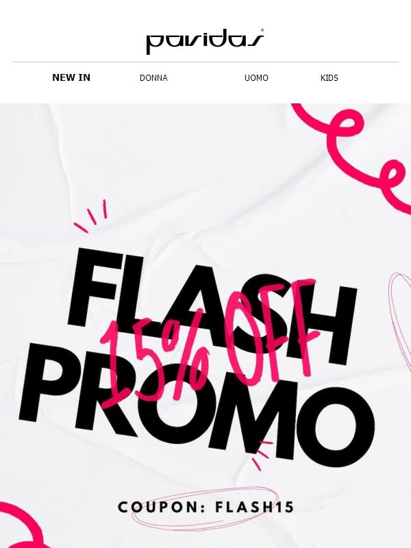 FLASH PROMO: SOLO 24H!