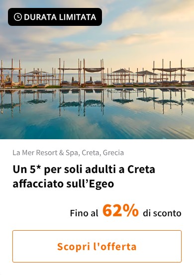 Un 5* per soli adulti a Creta affacciato sull%27Egeo