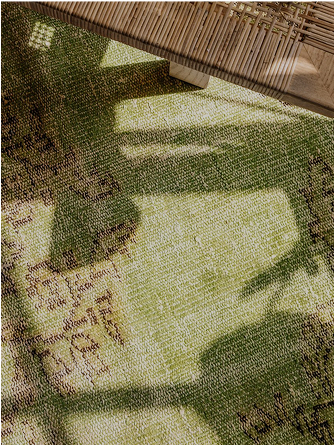 Coloured vintage rug