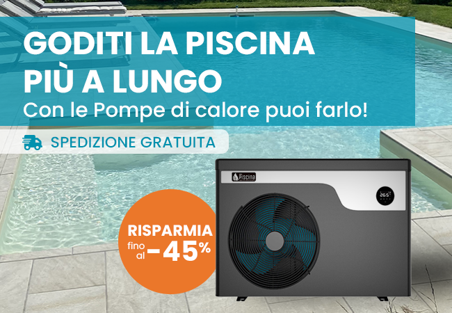 pompe di calore per piscina, goditi la piscina più a lungo. sconti fino al 45%