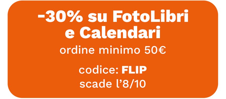 -30% su FotoLibri e Calendari