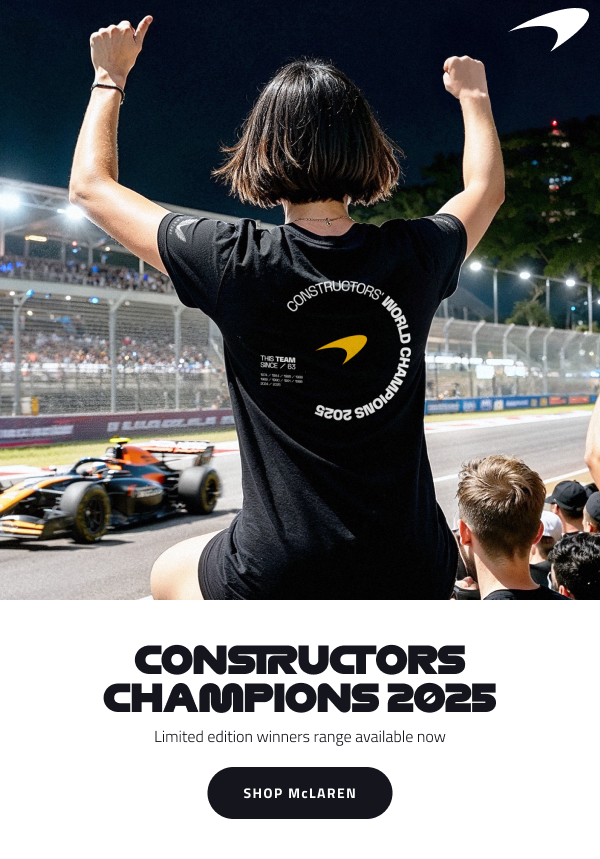 McLaren Constructors Champions 2025 - Shop Now
