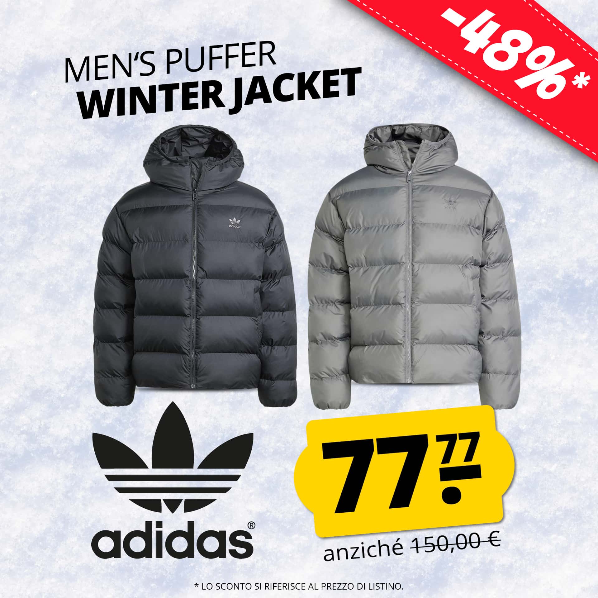 Adidas originali puffer jacket uomo giacca invernale
