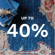 up to 40% on classic modern rugs