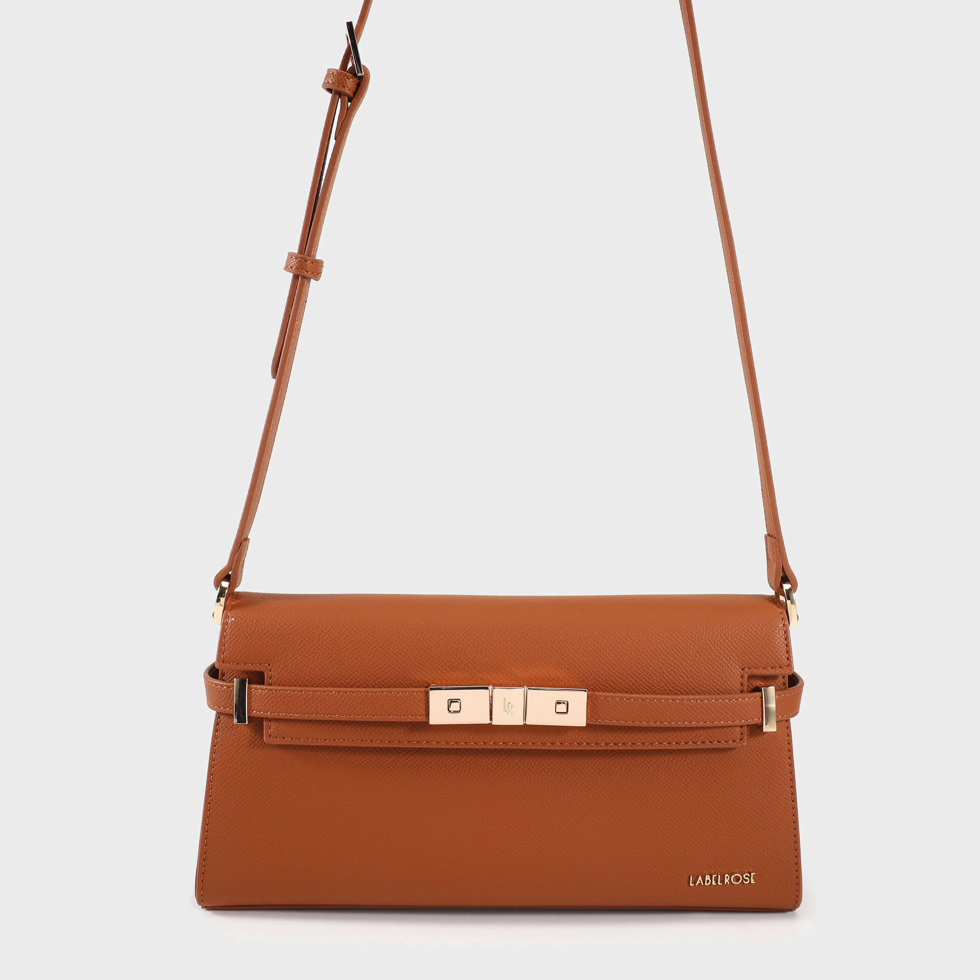 Image of Borsa a tracolla GRACE LONG - LIGHT BROWN