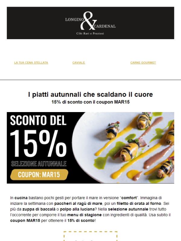 👨🍳 4 Idee per Piatti di Mare! | 15% di Sconto sulla Selezione Autunnale