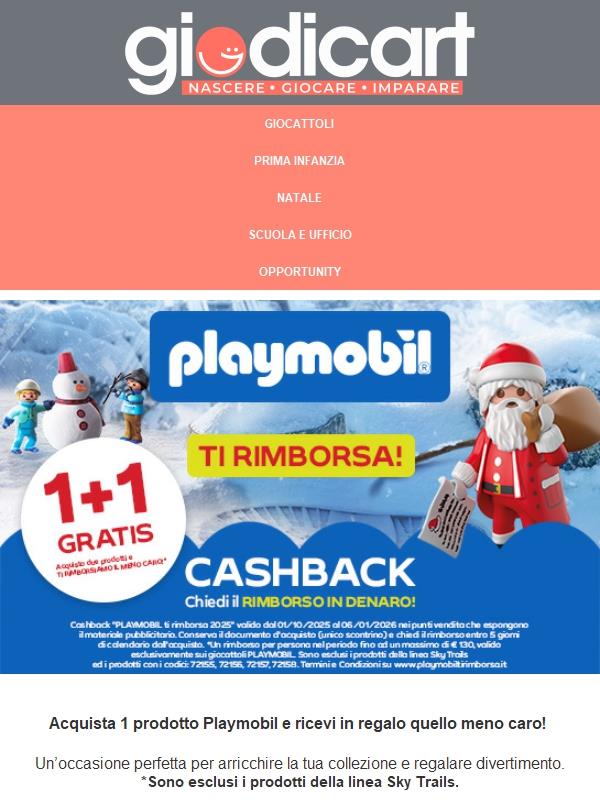 1+1 gratis con Playmobil!