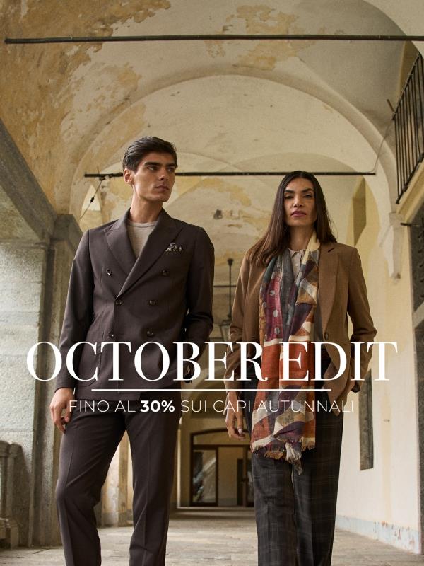 OCTOBER EDIT - L’eleganza dell’autunno inizia qui! 🍂