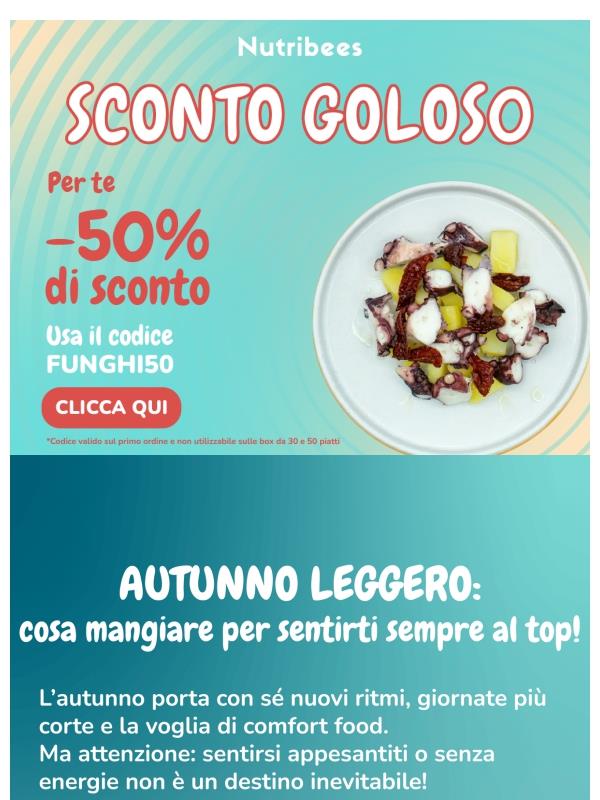 Stanchezza? Combatti con un 50%💪