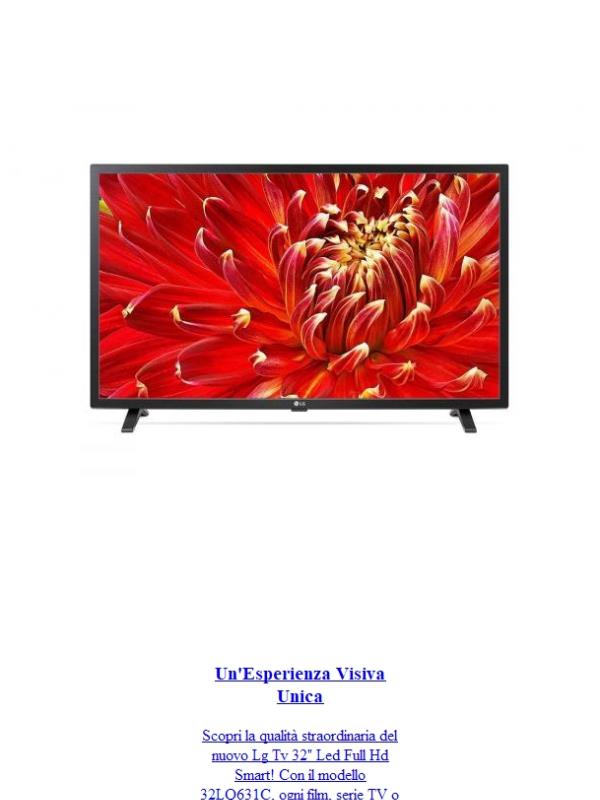 📺 Scopri il Nuovo Lg Tv 32" Led Full Hd! 🌟