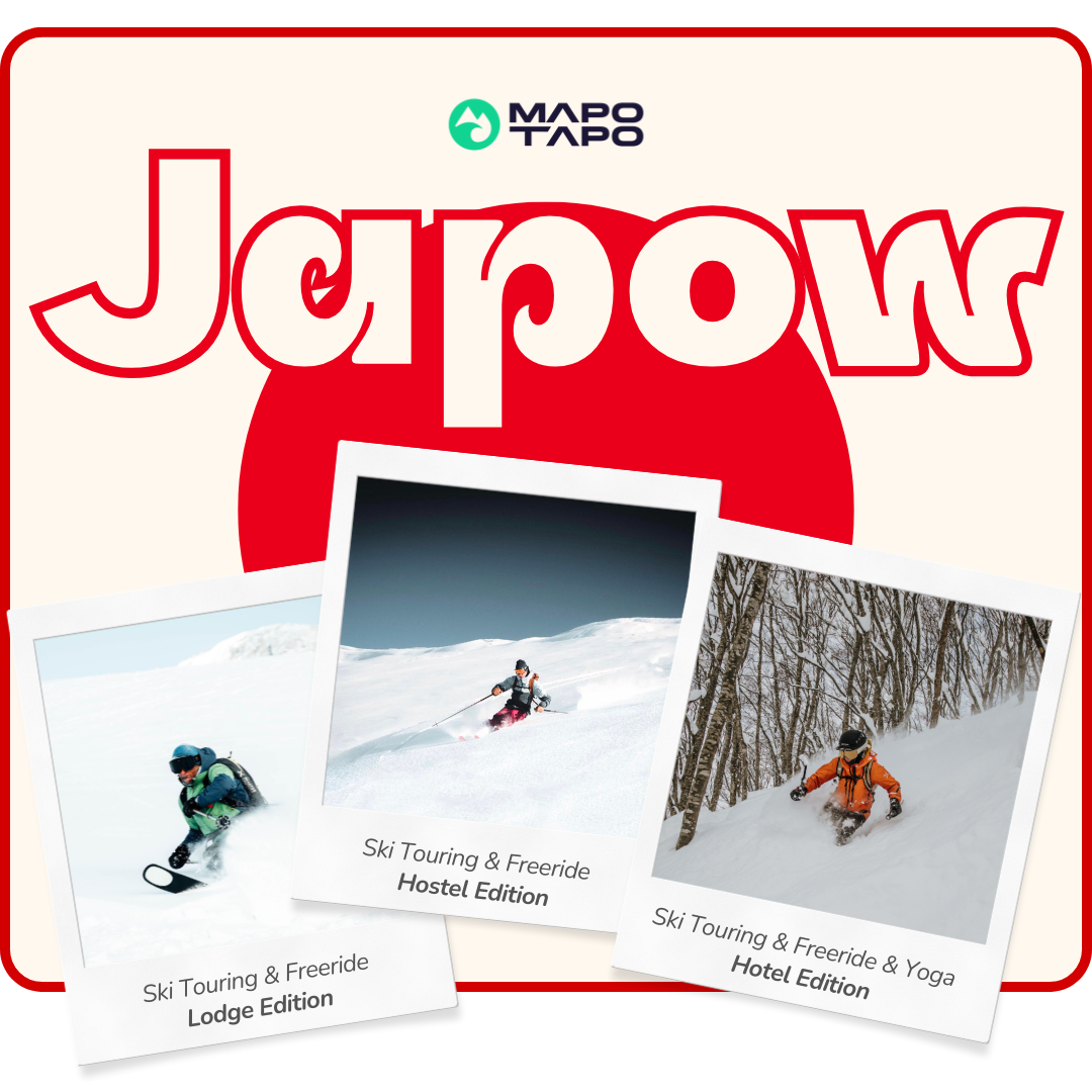 Ale's most loved: wearing Pit Viper, skiing Black Crows, traveling Mapo Tapo