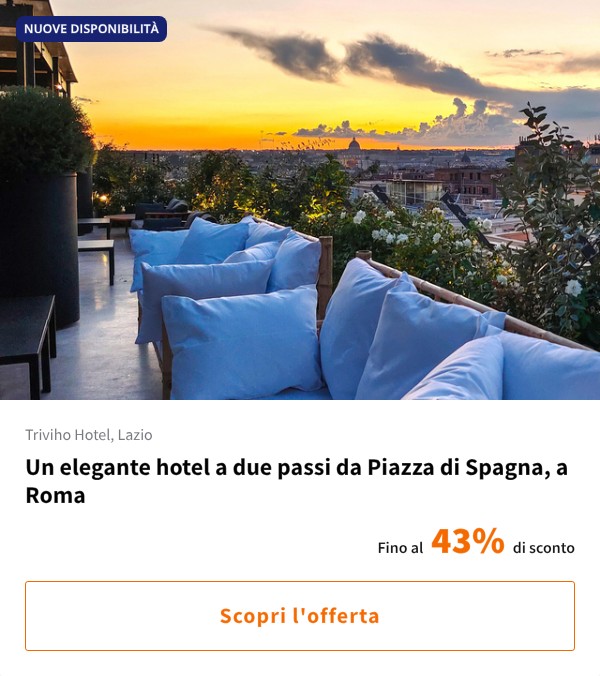 Un elegante hotel a due passi da Piazza di Spagna, a Roma