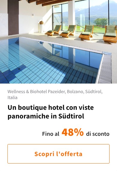 Un boutique hotel con viste panoramiche in Südtirol